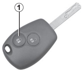 RENAULT Twingo 2 2009 - TÉLECOMMANDE À RADIOFRÉQUENCY :utilisation - 1