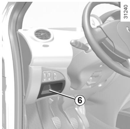 RENAULT Twingo 2 2009 - Rangement de console centrale 5 - 1