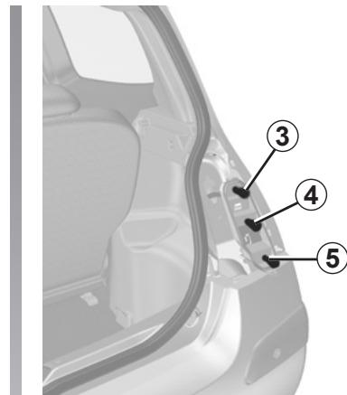 RENAULT Twingo 2 2009 - FEUX ARRÈRE : remplacement des lampes - 4