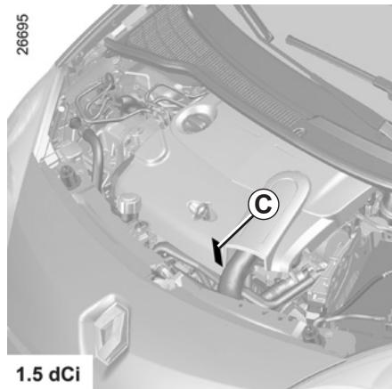RENAULT Twingo 2 2009 - C - Plaque moteur ou étiquette moteur - 4