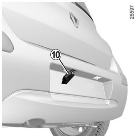 RENAULT Twingo 2 2010 - Éclaireurs plaque d'immatriculation - 1