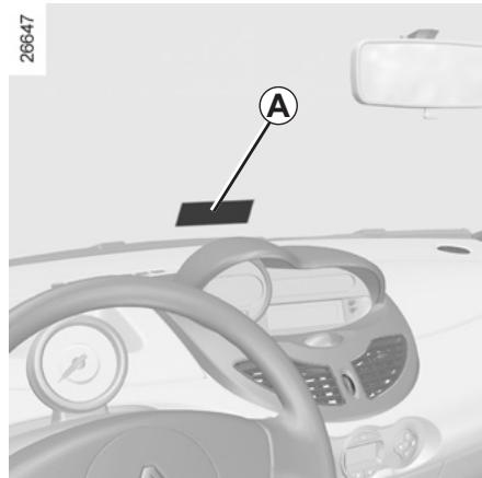 RENAULT Twingo 2 2010 - PARE-SOLEIL, MIROIRS DE COURTOISIE/PARE-BRISE - 4