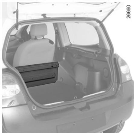 RENAULT Twingo 2 2010 - CACHE-BAGAGES : versions société - 3