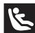 RENAULT Twingo 2 2010 - Siège enfant fixé à l'aide de la fixation ISOFIX - 1