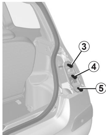 RENAULT Twingo 2 2010 - FEUX ARRIÈRE : remplacement des lampes - 3
