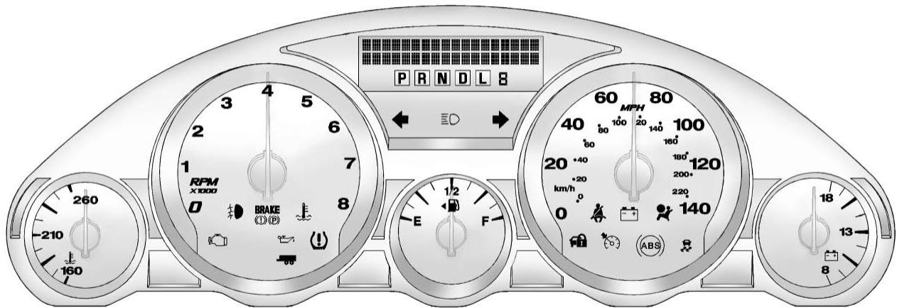 Buick Enclave (2012) - 5-14 Instruments et commandes - 1