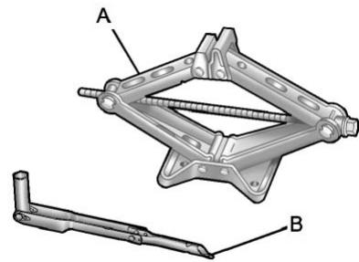 Buick Enclave (2012) - Emplacement des outils - 2