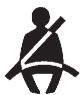 Buick Enclave (2012) - Témoin de rappel de bouclage de la ceinture de sécurité du conducteur - 1