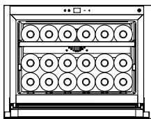 AEG KWK884520B - Étagères pour le vin - 5