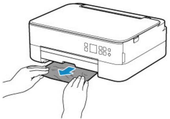 CANON TS5300series - Retirez le papier coincé. - 1