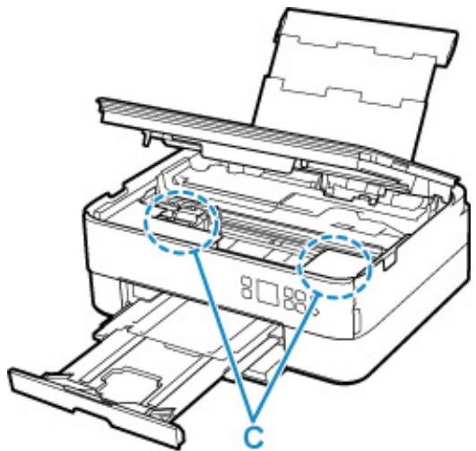 CANON TS5300series - Assurez-vous que tout le papier coincé est retiré. - 1