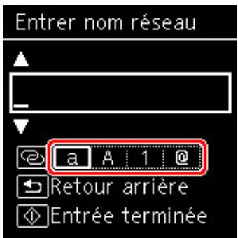 CANON TS5300series - Changement de mode de saisie - 1