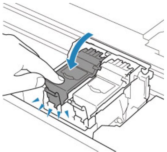 CANON TS5300series - Contrôle 3 La cartouche FINE est-elle installée correctement ? - 1