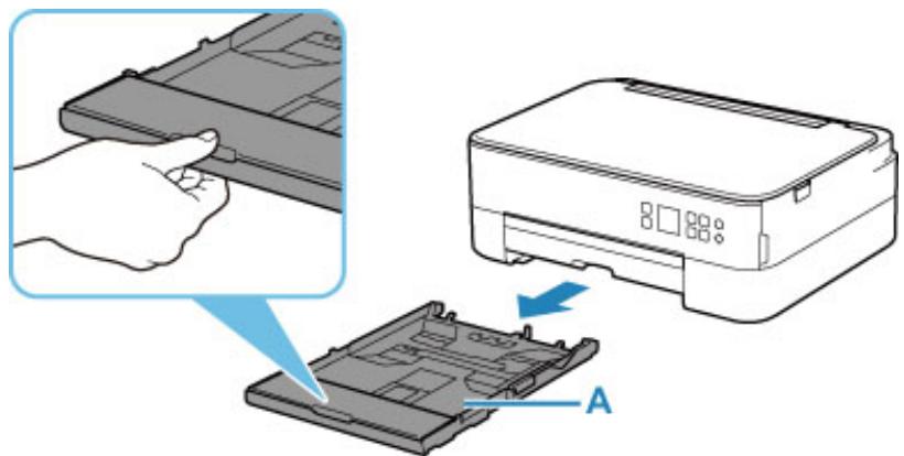 CANON TS5351I - Retirez la cassette (A) de l'imprimante. - 1