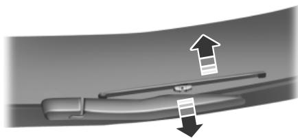 FORD Focus US 3 Phase 1 (2011-2014) - Remplacement du balai d'essuie-glace de lunette arrière (selon l'équipement) - 1