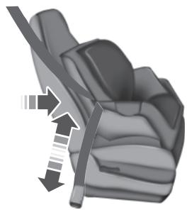 FORD Focus US 3 Phase 1 (2011-2014) - Utilisation des ceintures trois points - 8