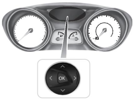 FORD Focus US 3 Phase 1 (2011-2014) - Commandes de l'écran d'information - 1