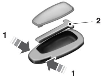 FORD Focus US 3 Phase 1 (2011-2014) - Panneton de clé mécanique - 1