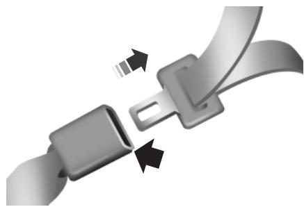 FORD Focus US 3 Phase 1 (2011-2014) - BOUCLAGE DES CEINTURES DE SÉCURITÉ - 2