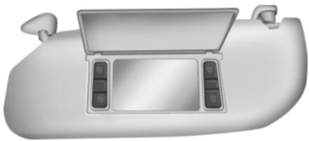 FORD Focus US 3 Phase 1 (2011-2014) - Miroir de courtoisie éclairé sur pare-soleil (selon l'équipement) - 1