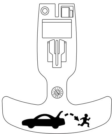 FORD Focus US 3 Phase 1 (2011-2014) - DÉVERROUILLAGE INTÉRIEUR DU COFFRE À BAGAGES (MODÈLES À 4 PORTES SEULEMENT) - 3