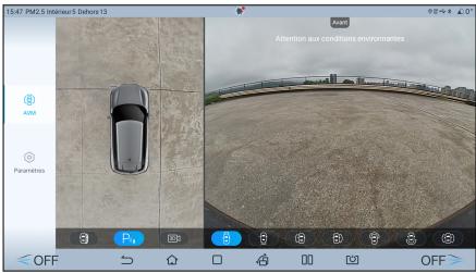 BYD Atto 2 (2024) - Moniteur AVM (Around View Monitor)\* - 2