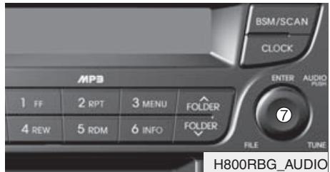 HYUNDAI Accent (2010-2018) - 6 INFO Button (INFO) - 1