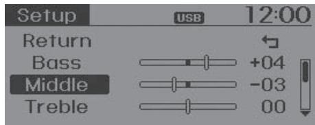 HYUNDAI Accent (2010-2018) - Audio Settings (Paramètres audio) - 1