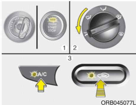 HYUNDAI Accent (2010-2018) - Ventilation automatique (le cas échéant) - 1