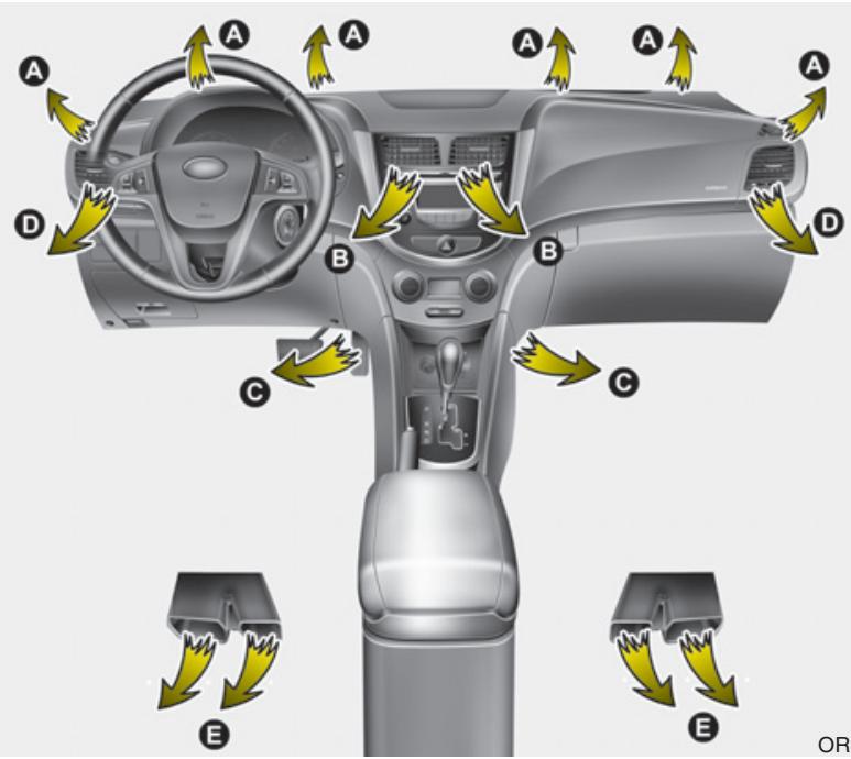 HYUNDAI Accent (2010-2018) - Chauffage et climatisation - 1