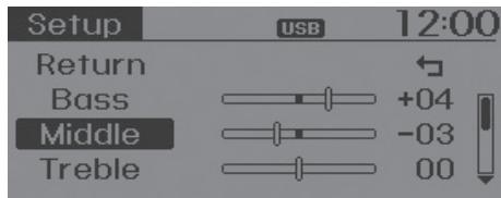 HYUNDAI Accent (2010-2018) - Sound Settings (Paramètres sonores) - 1