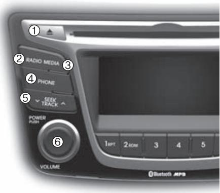 HYUNDAI Accent (2010-2018) - FONCTIONS ET COMMANDES SYSTÈME - 1