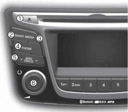 HYUNDAI Accent (2010-2018) - FONCTIONS ET COMMANDES SYSTÈME - 1