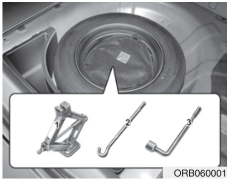 HYUNDAI Accent (2010-2018) - SI VOUS AVEZ UN PNEU A PLAT - 1