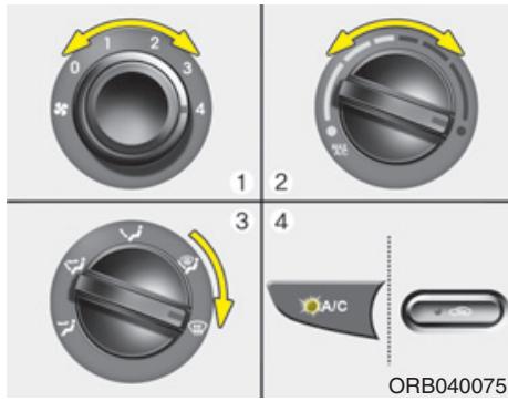 HYUNDAI Accent (2010-2018) - - Chauffage du pare-brise - 1