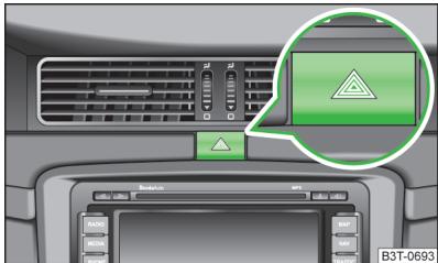 SKODA Superb 2 (2013-2015) - Feux de détresse - 1