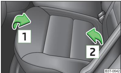 SKODA Superb 2 (2013-2015) - Rabattement de l'assise arrêté (Superb Combi) - 1