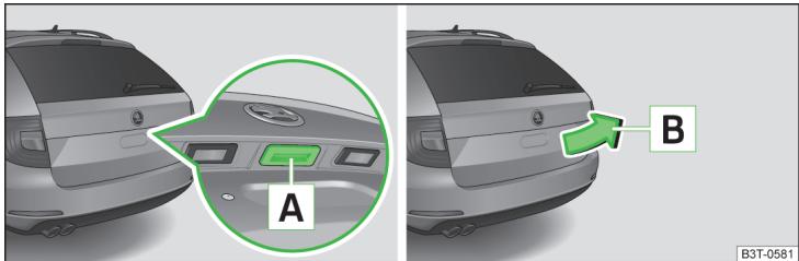 SKODA Superb 2 (2013-2015) - Ouverture/fermeture (Superb Combi) - 1