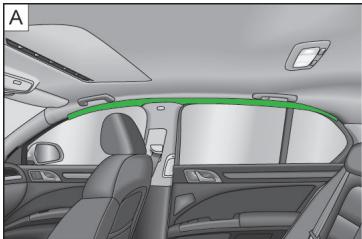 SKODA Superb 2 (2013-2015) - Airbags de tete - 1