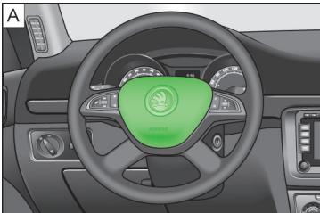 SKODA Superb 2 (2013-2015) - Airbags avant - 1