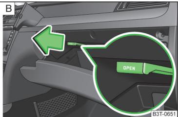 SKODA Superb 2 (2013-2015) - Vide-poche cote passager avant - 2