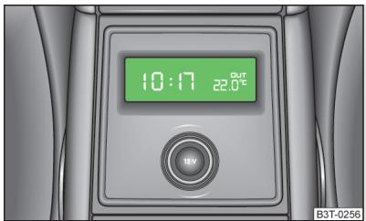 SKODA Superb 2 (2013-2015) - Visuel dans la console centrale arrêté - 1