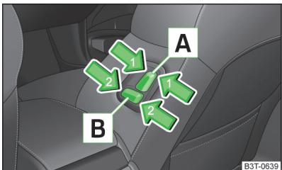 SKODA Superb 2 (2013-2015) - Fonction comport du siège passager - 1