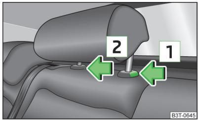 SKODA Superb 2 (2013-2015) - Appuie-têtes - 3