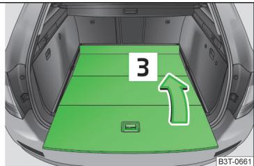 SKODA Superb 2 (2013-2015) - Montage et démontage du plancher de chargement variable - 2