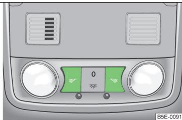SKODA Superb 2 (2013-2015) - Éclairage interieur avant - 4