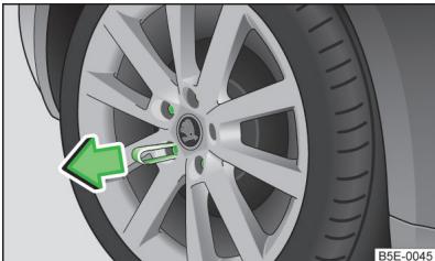 SKODA Superb 2 (2013-2015) - Capuchon des boulons de roue - 1