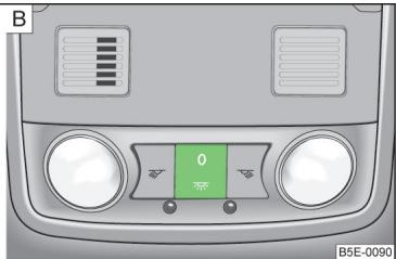 SKODA Superb 2 (2013-2015) - Éclairage interieur avant - 2