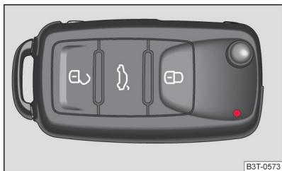 SKODA Superb 2 (2013-2015) - Clé de la voiture - 1
