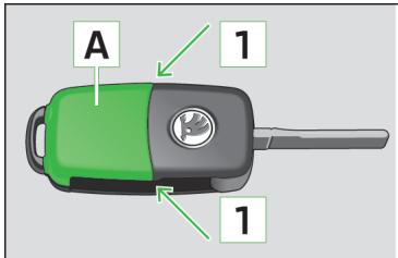 SKODA Superb 2 (2013-2015) - Remplacement de la pile dans la clé à télécommande - 1